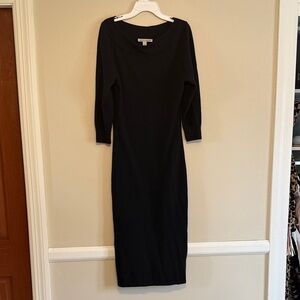 Autumn cashmere Elegant Black 100% cashmere Dress size S